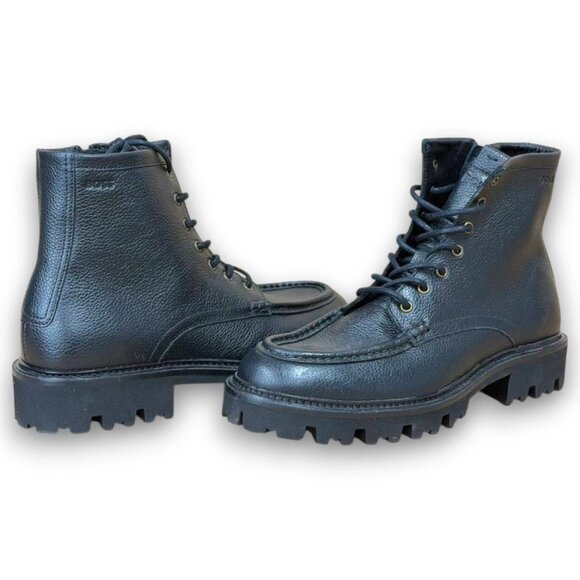 BOSS Julyo Men's Black Leather Extralight Boots US 9 (UK 8 EU 42) MSRP $299 - Picture 4 of 4